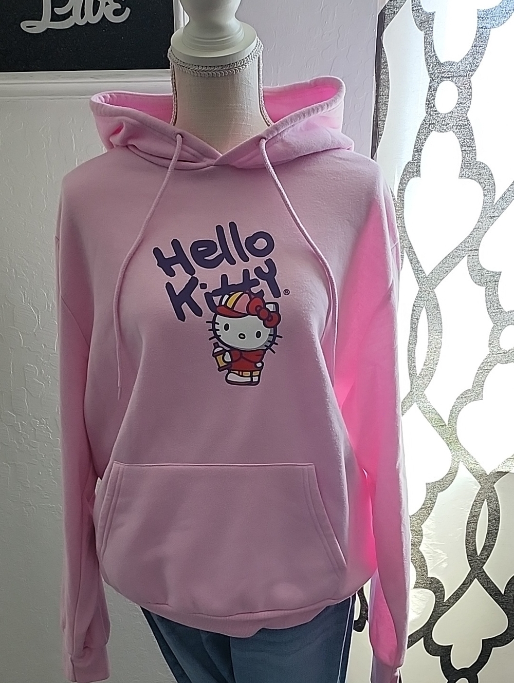 Hello Kitty Spray Paint Hoodie